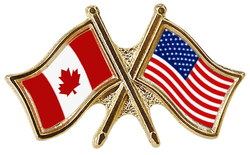 US and Canada Friendship Flag